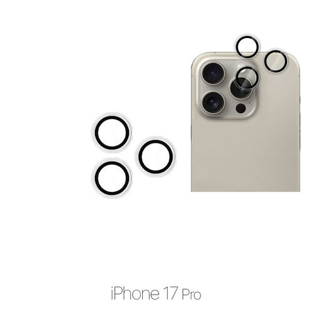 FixPremium Glass - Sticlă Călită Cameră Spate fără Ramă pentru iPhone 17 Pro