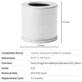 Xiaomi Smart Air Purifier 4 Compact - Filtru HEPA (Carbon activ) (White)