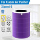 Xiaomi Mi Mijia Air Purifier 4 - Filtru HEPA (Anti-miros) (Mov)