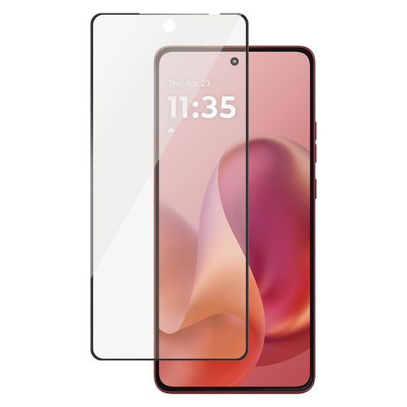 Sticlă securizată UWF pentru Motorola Moto G86 Power, Negru, PanzerGlass