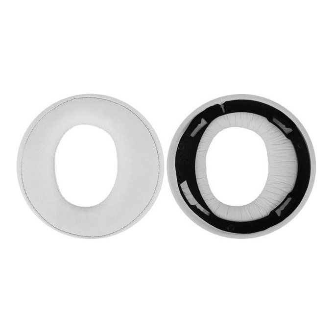 Perne de Schimb pentru Sony PlayStation Gold Wireless Stereo PS3, PS4 CECHYA-0083, Spumă cu memorie + piele PU, Alb, 1 pereche