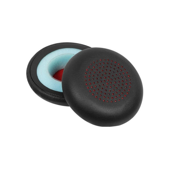 Perne de Schimb pentru Poly Blackwire 5200, Voyager 5200, Spumă cu memorie + piele PU, Negru, 1 pereche