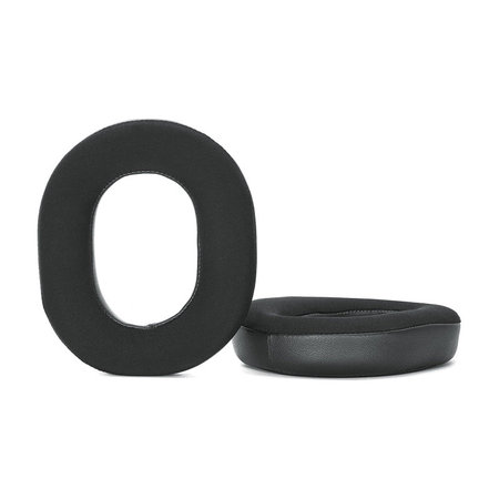 Perne de Schimb pentru Razer Blackshark V3, V3X, Spumă cu memorie + Textil + piele PU, Negru, 1 pereche