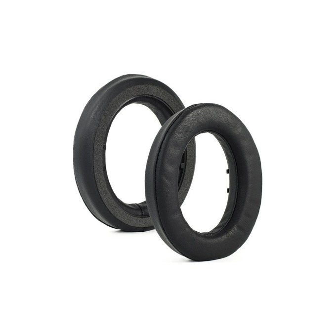 Perne de Schimb pentru Sennheiser HD490 Pro, HD490 Pro Plus, Spumă cu memorie + piele PU, Negru, 1 pereche