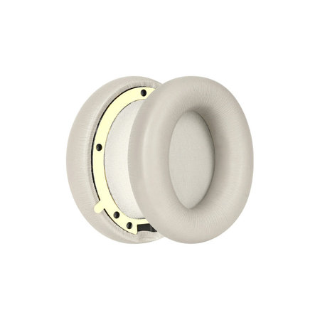 Perne de Schimb pentru Beats Studio Pro, Spumă cu memorie + piele PU, Gri, 1 pereche