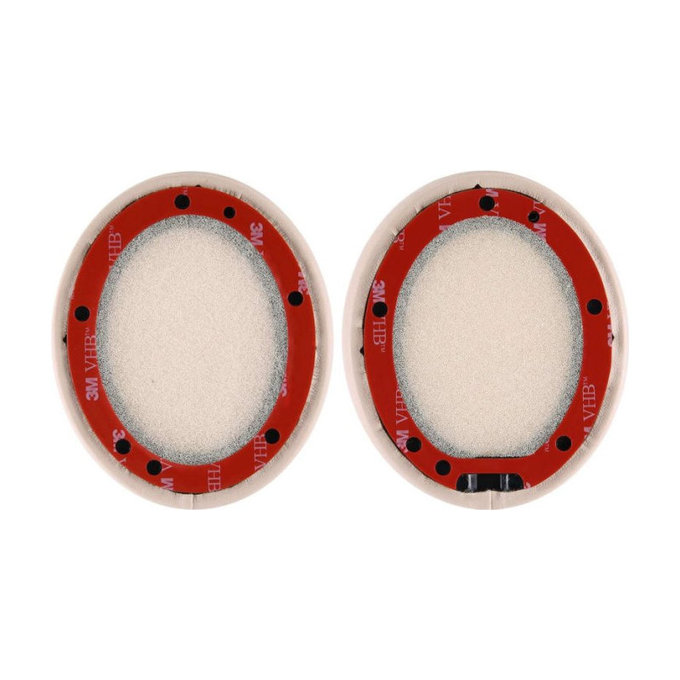 Perne de Schimb pentru Beats Studio 2.0 și 3.0, Spumă cu memorie + piele PU, Bej, 1 pereche