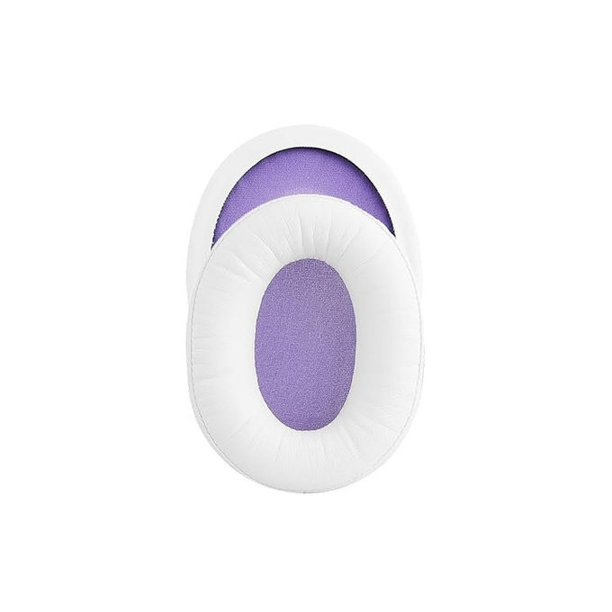 Perne de Schimb pentru Kingston HyperX Cloud Alpha Gaming, Spumă cu memorie + piele PU, Alb, 1 pereche