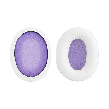 Perne de Schimb pentru Kingston HyperX Cloud Alpha Gaming, Spumă cu memorie + piele PU, Alb, 1 pereche