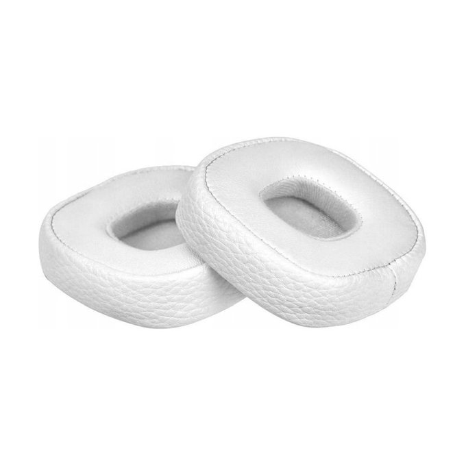 Perne de Schimb pentru Marshall Major IV, Spumă cu memorie + piele PU, Alb, 1 pereche