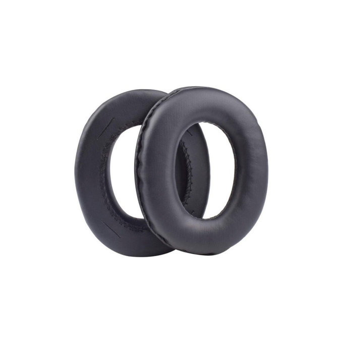 Perne de Schimb pentru Panasonic RP-HTX7, RP-HTX7A, RP-HTX9, Spumă cu memorie + piele PU, Negru, 1 pereche