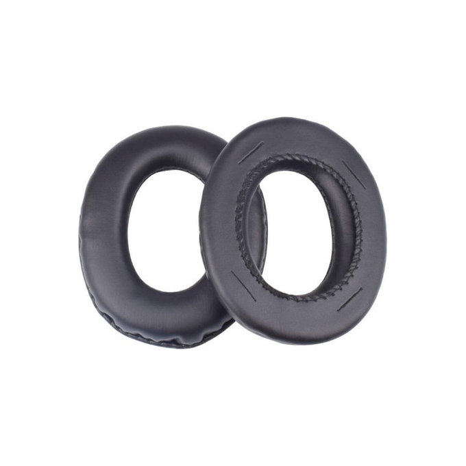 Perne de Schimb pentru Panasonic RP-HTX7, RP-HTX7A, RP-HTX9, Spumă cu memorie + piele PU, Negru, 1 pereche