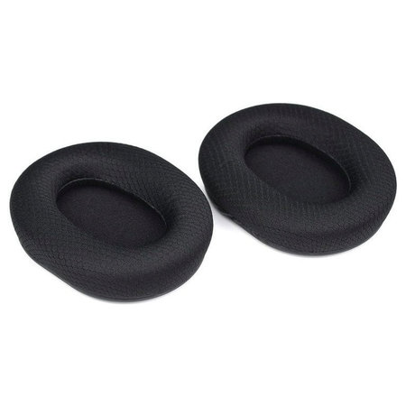 Perne de Schimb pentru Razer Blackshark V2, V2X, V2 Pro, V2 SE, Spumă cu memorie + Textil, Negru, 1 pereche