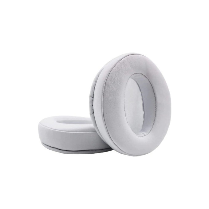 Perne de Schimb pentru Sennheiser HD300, 300BT, 4.50BTNC, Spumă cu memorie + piele PU, Alb, 1 pereche
