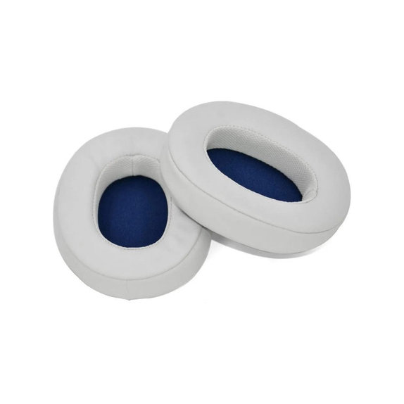 Perne de Schimb pentru SkullCandy Hesh 3.0 și Crusher, Spumă cu memorie + piele PU, Gri, 1 pereche