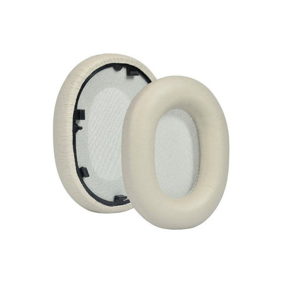 Perne de Schimb pentru Sony WH-1000XM5, Spumă cu memorie + piele PU, Gri, 1 pereche