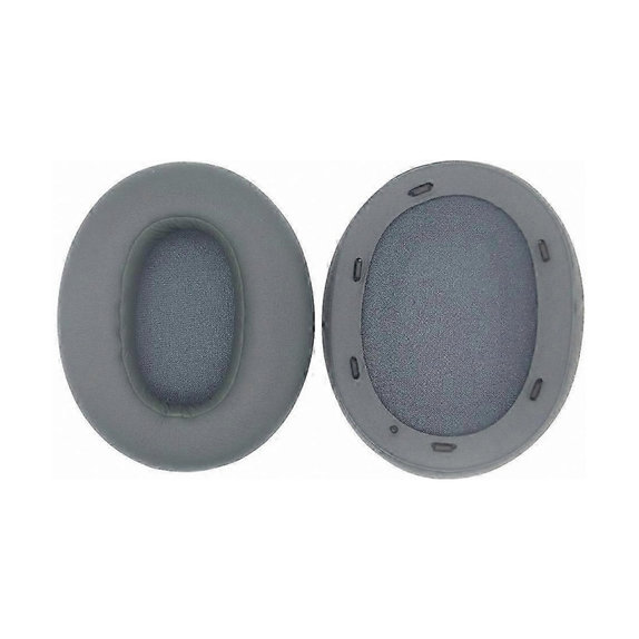 Perne de Schimb pentru Sony WH-ULT900N, Spumă cu memorie + piele PU, Gri, 1 pereche