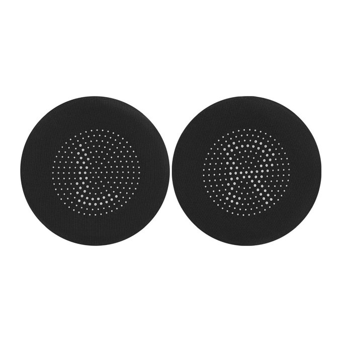 Perne de Schimb pentru Jabra Evolve 75, 75+, UC, MS, Spumă cu memorie + piele PU, Negru, Gel Răcoritor, 1 pereche