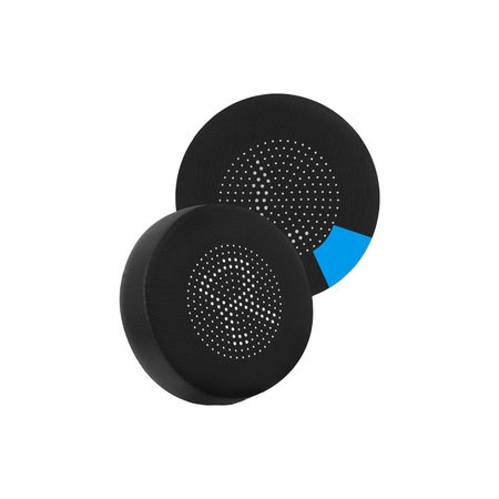Perne de Schimb pentru Jabra Evolve 75, 75+, UC, MS, Spumă cu memorie + piele PU, Negru, Gel Răcoritor, 1 pereche