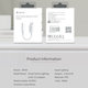 Adaptor Smart 3,5mm Jack / Lightning, alb, Devia