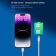 Cablu Lightning / USB-C Smart, PD 27W, 2m, alb, Devia