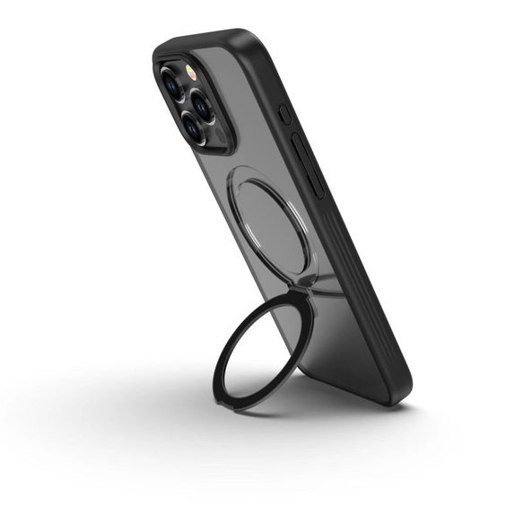 Husă Delight cu MagSafe pentru iPhone 15 Pro Max, negru, Devia