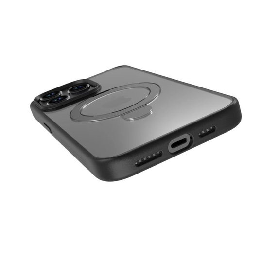 Husă Delight cu MagSafe pentru iPhone 15 Pro Max, negru, Devia