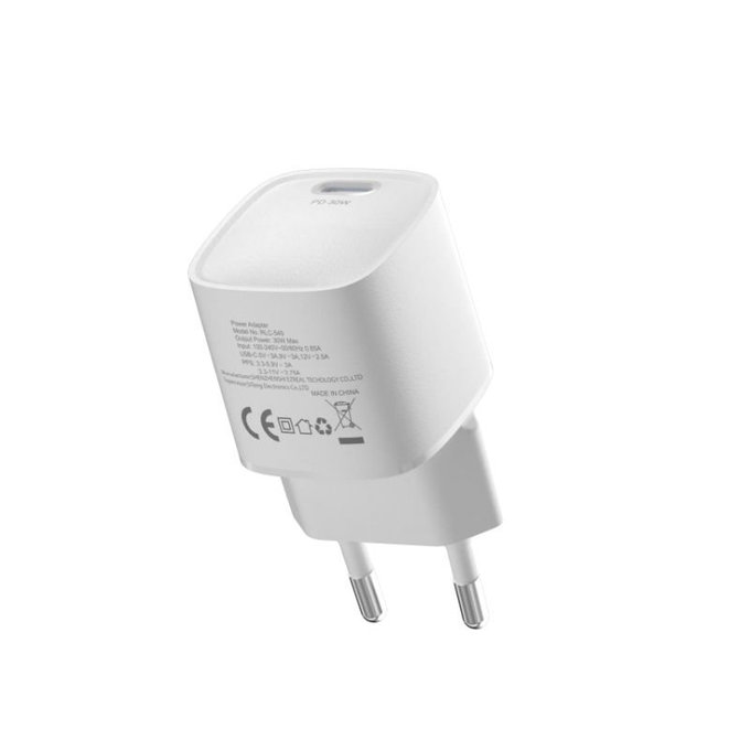 Adaptor de încărcare Mini USB-C, PD 30W, alb, Devia