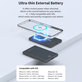 PowerBank MagSafe Extreme Speed Mini cu display, PD 20W, 5000mAh, Space Grey, Devia