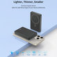 PowerBank MagSafe Extreme Speed Mini cu display, PD 20W, 10000mAh, Space Grey, Devia