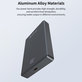 PowerBank MagSafe Extreme Speed Mini cu display, PD 20W, 10000mAh, Space Grey, Devia