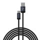 Cablu USB / USB-C Gracious, 2.1A, 2m, negru, Devia