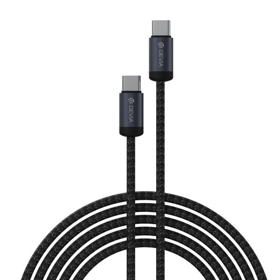 Cablu USB-C / USB-C Gracious, PD 60W, 2m, negru, Devia