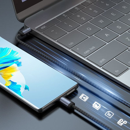 Cablu USB-C / USB-C Gracious, PD 60W, 2m, negru, Devia