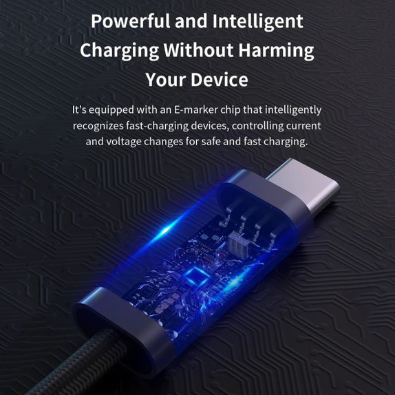 Cablu USB-C / USB-C Extreme Speed, PD 240W, 2m, negru, Devia