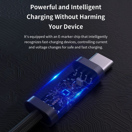 Cablu USB-C / USB-C Extreme Speed, PD 240W, 2m, negru, Devia