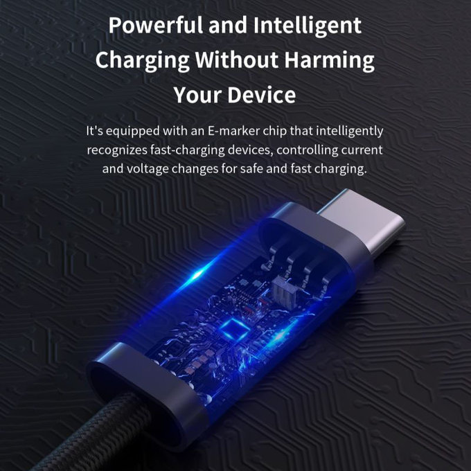 Cablu USB-C / USB-C Extreme Speed, PD 240W, 2m, negru, Devia