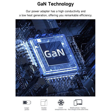 Adaptor de încărcare Extreme Speed, 2x USB-C + USB-A, PD 65W, alb, Devia