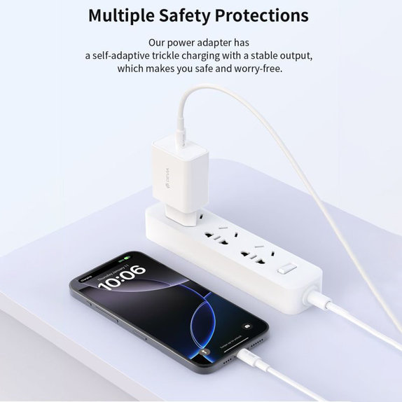 Adaptor de încărcare Rocket USB-C, PD 45W, alb, Devia