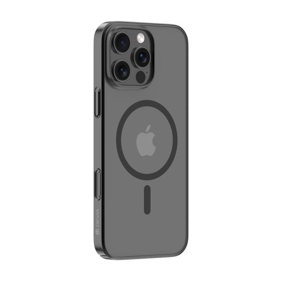 Husă Glimmer cu MagSafe pentru iPhone 16 Pro, negru, Devia