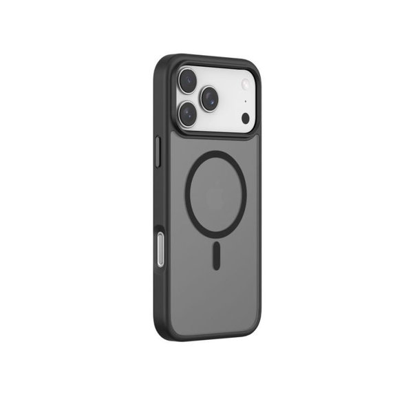 Husă Pino cu MagSafe pentru iPhone 17 Pro, negru, Devia