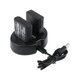 2 baterii cu încărcător pentruNikon Coolpix P7000, P7700, D3100, D3200, D5100, 1030mAh, Li-Ion, 7.4V, EN-EL14, HQ