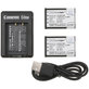 2 baterii cu încărcător pentruSony Cyber-shot DSC-RX100, Cyber-shot DSC-WX300B, 1150mAh, Li-Ion, 7.4V, NP-BX1, HQ