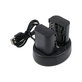 2 baterii cu încărcător pentruCanon EOS 5D Mark II, EOS 7D, 2000mAh, Li-Ion, 7.4V, LP-E6, HQ