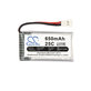 Baterie pentru Hubsan X4 H107, 650mAh, Li-Pol, 3.7V, H107C-A24, HQ