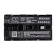 Baterie pentru Line 6 James Tyler Variax, Line 6 JTV Guitar, 2600mAh, Li-Ion, 7.4V, BA12, HQ
