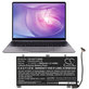 Baterie pentru Huawei MateBook 13, 13 i7, 3600mAh, Li-Pol, 11.4V, HB4593J6ECW, HQ