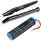 Baterie pentru Akai 5000 Solo, Ewi 5000, 3400mAh, Li-Ion, 3.7V, 1ABTUR18650ZY01, HQ