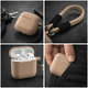 Silicon Caz pentru AirPods 1 si 2, Sand Beige