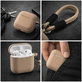 Silicon Caz pentru AirPods 3, Sand Beige