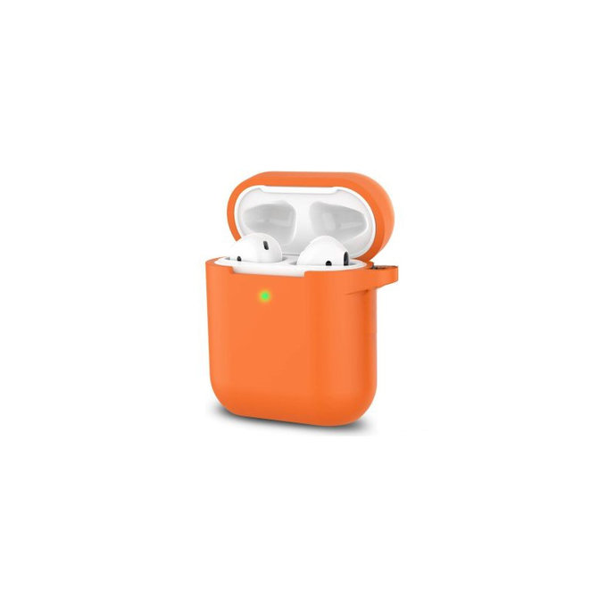 Silicon Caz pentru AirPods 1 si 2, Orange